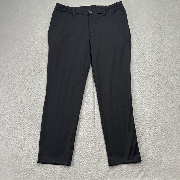 Alberto Pants Mens‎ 34x28* Black House BS Sweat Chino Trouser Tapered Drawstring - Picture 1 of 12